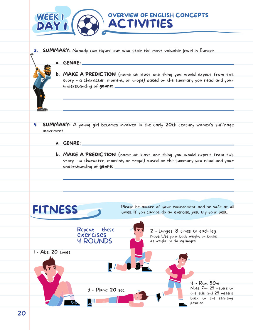 Kids Summer Academy by ArgoPrep: Grade 7-8