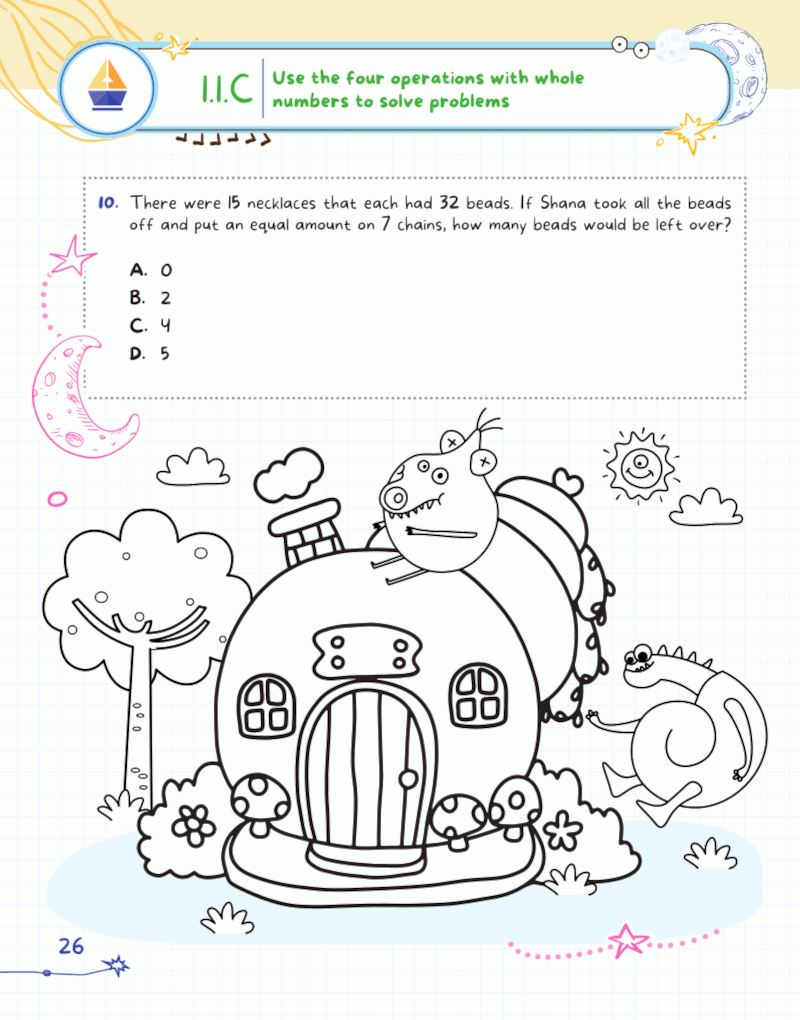 Introducing MATH! Grade 4 by ArgoPrep: 600+ Practice Questions