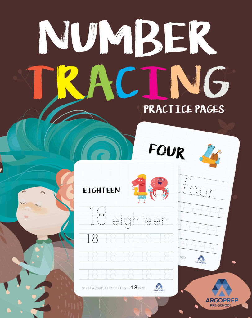 Number Tracing Book for Preschoolers