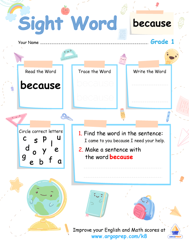 "Because" We Love to Learn!