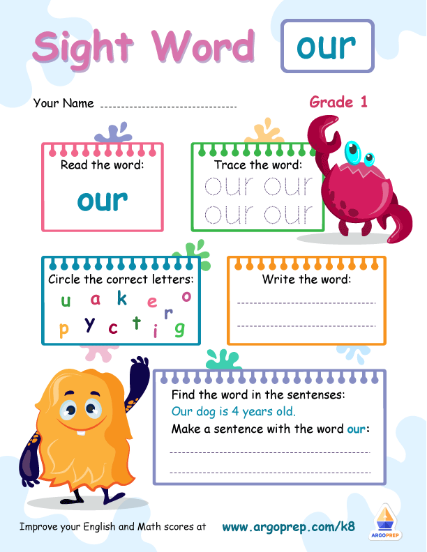 "Our" Sight Word Success