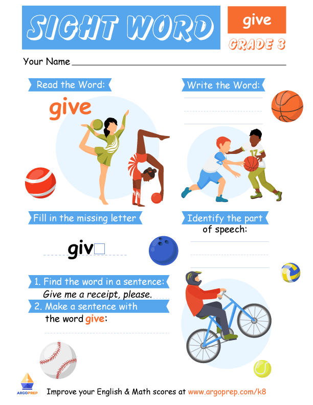 "Give" Us a "G"!