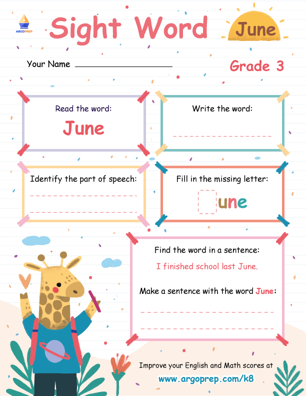 Jumping  for "June" Joy