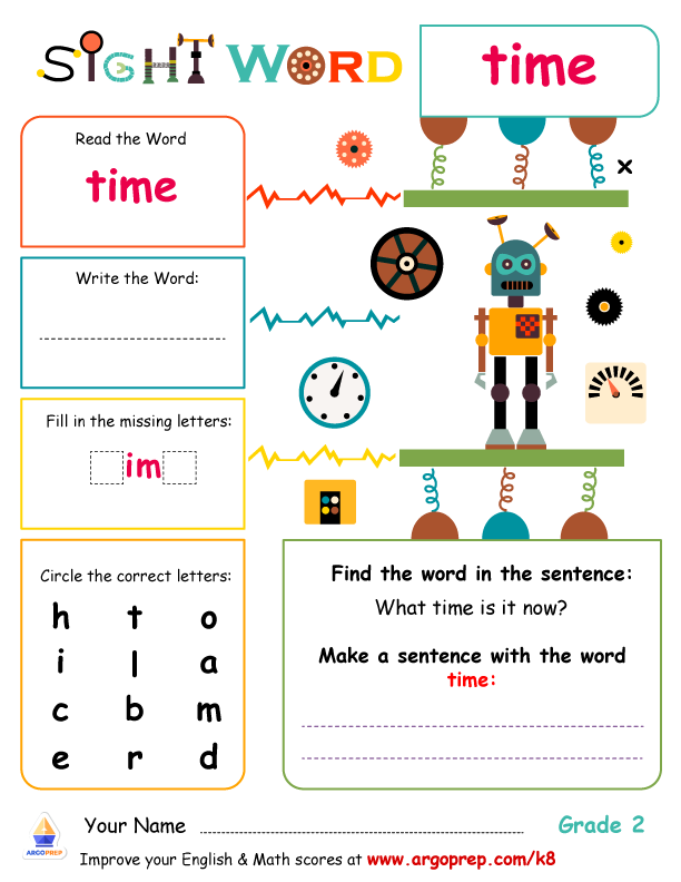It's "Time" to Learn!