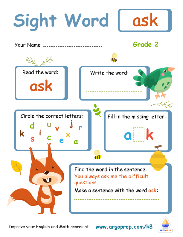 "Ask" to Learn More