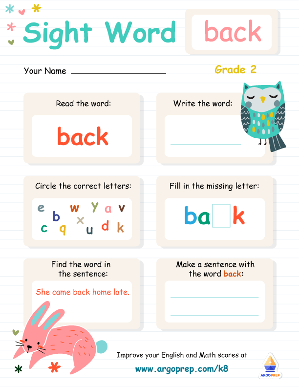 "Back" for More Learning