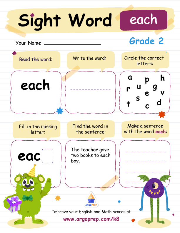 "Each" One is Great!