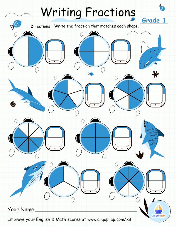Sharks and Minnows: Fraction Frenzy