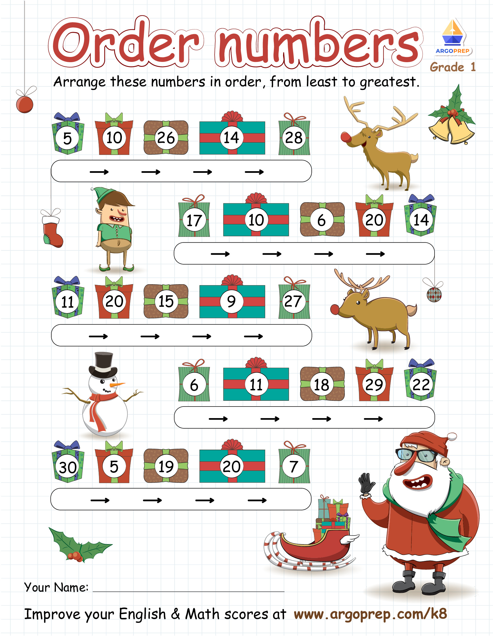 Santa's Sleigh Bag Shuffle