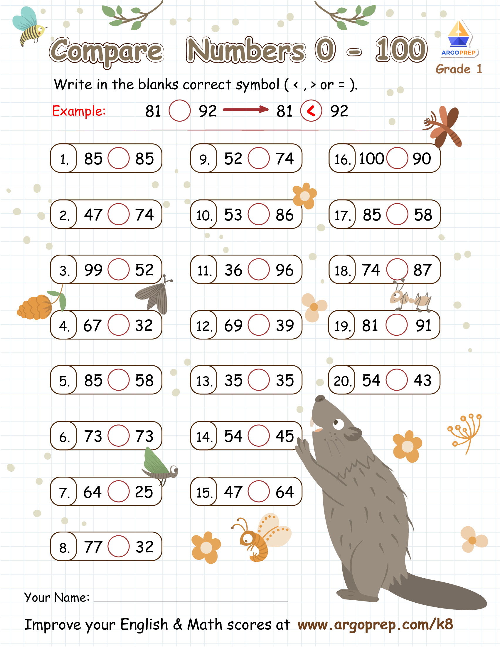 Beaver Builds with Bigger Numbers