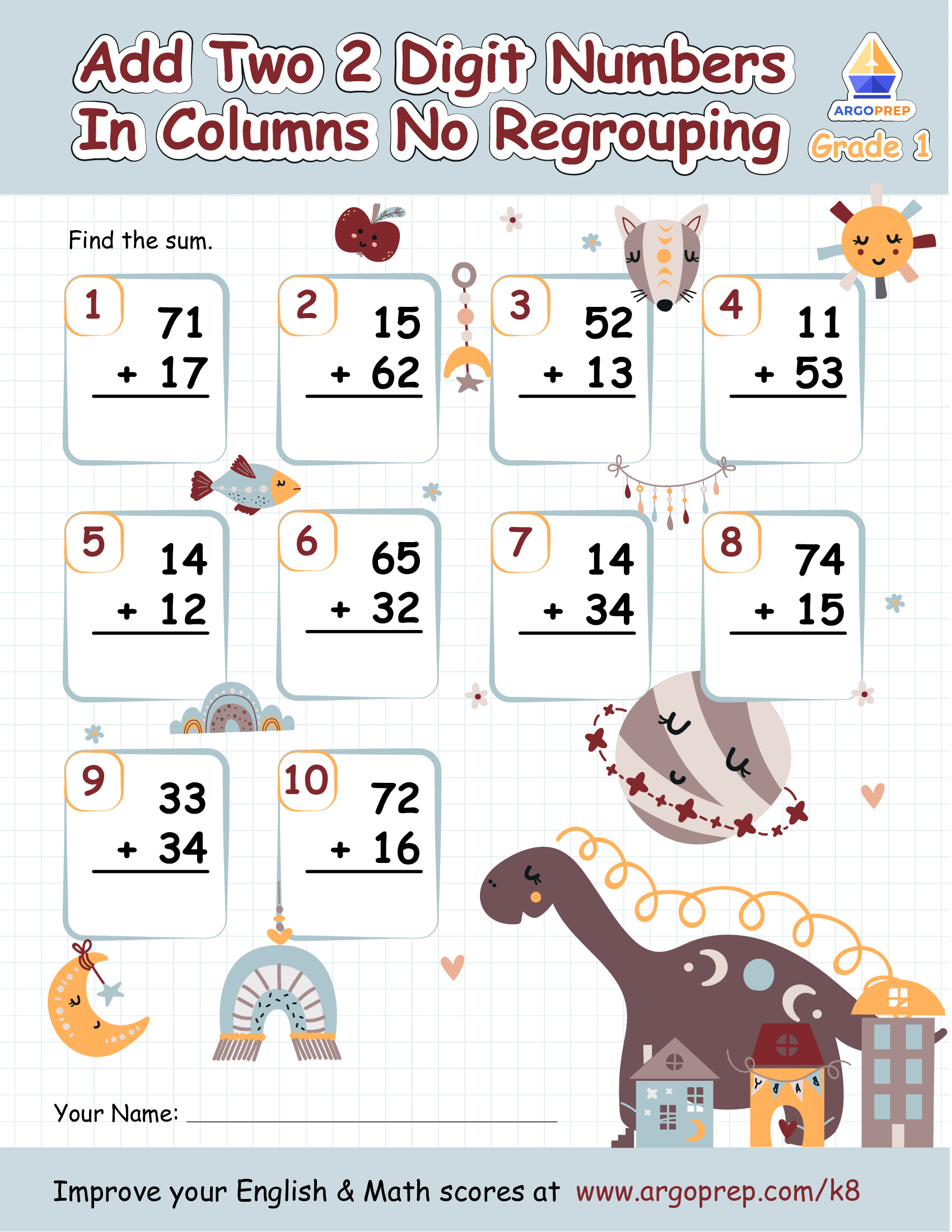 Sleepysaurus Searches for Sums