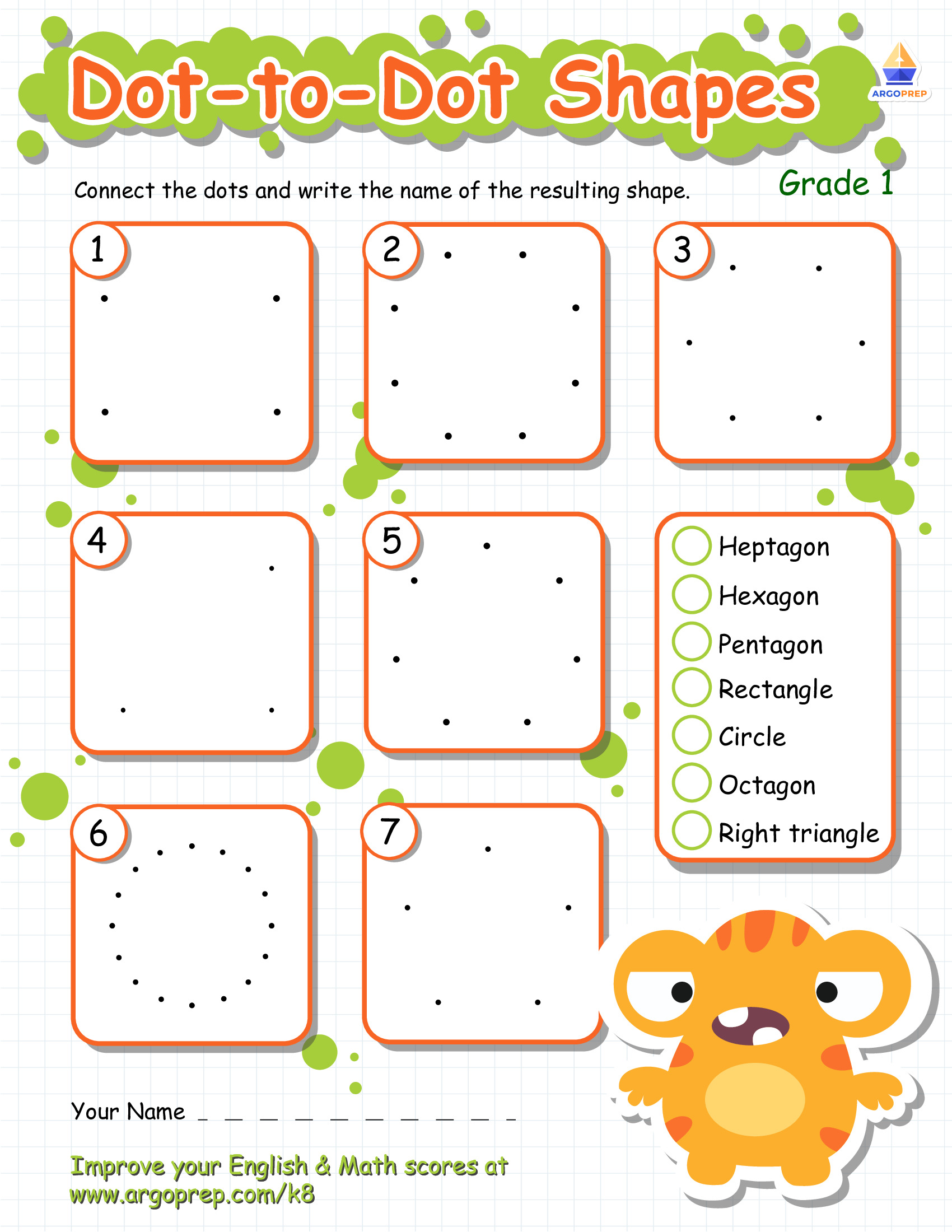 Bert Alien's Connect-the-Dots Shapes