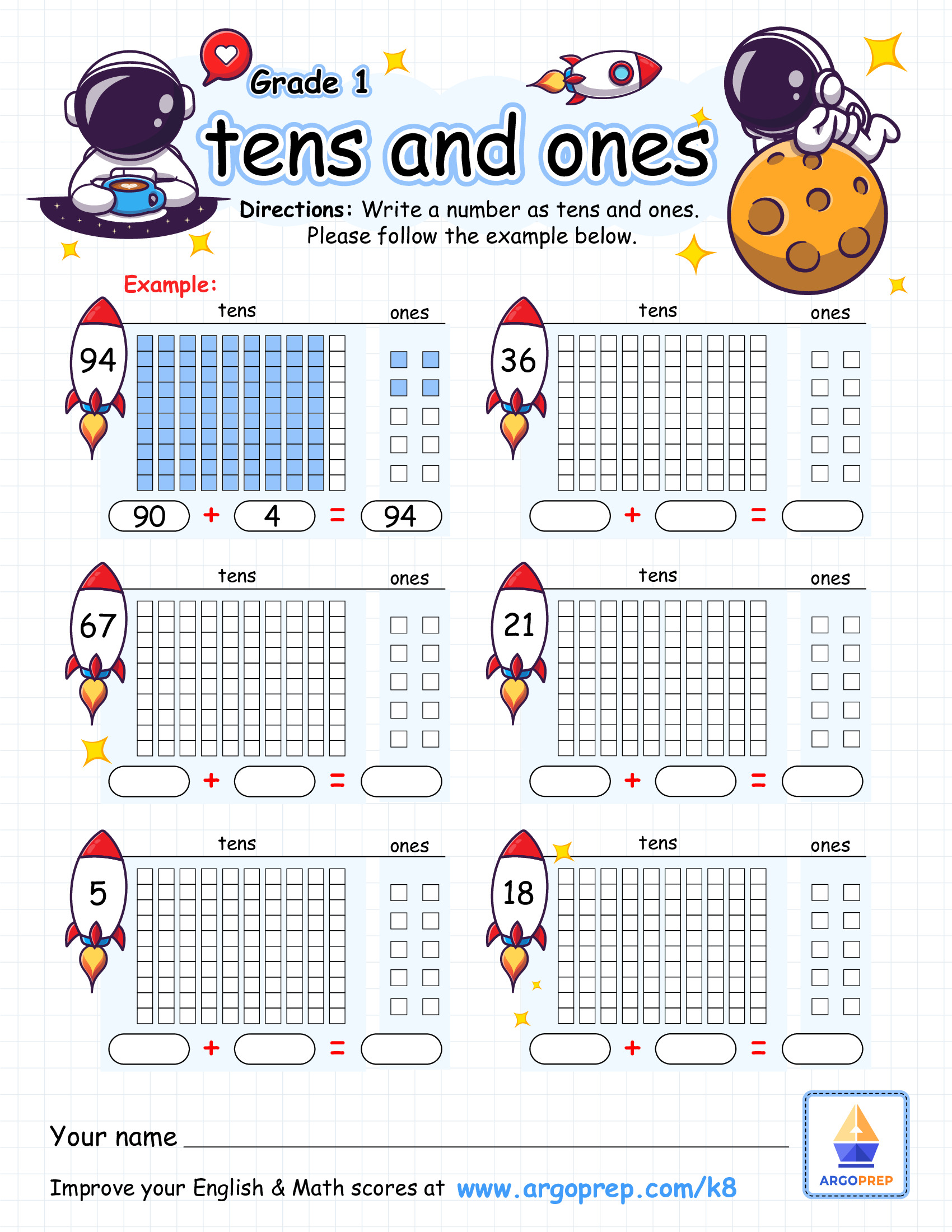 Base Ten Space Race