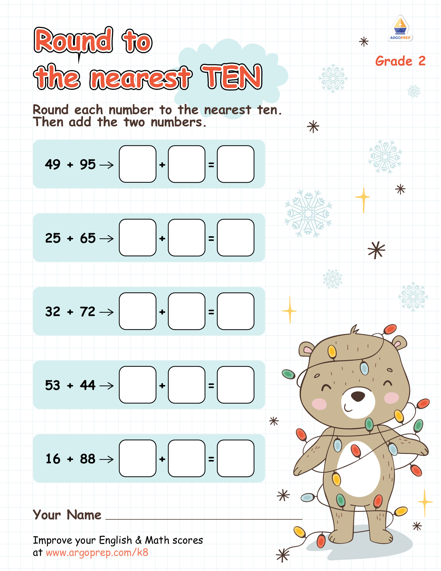 Jingle Bear Rounds to 10