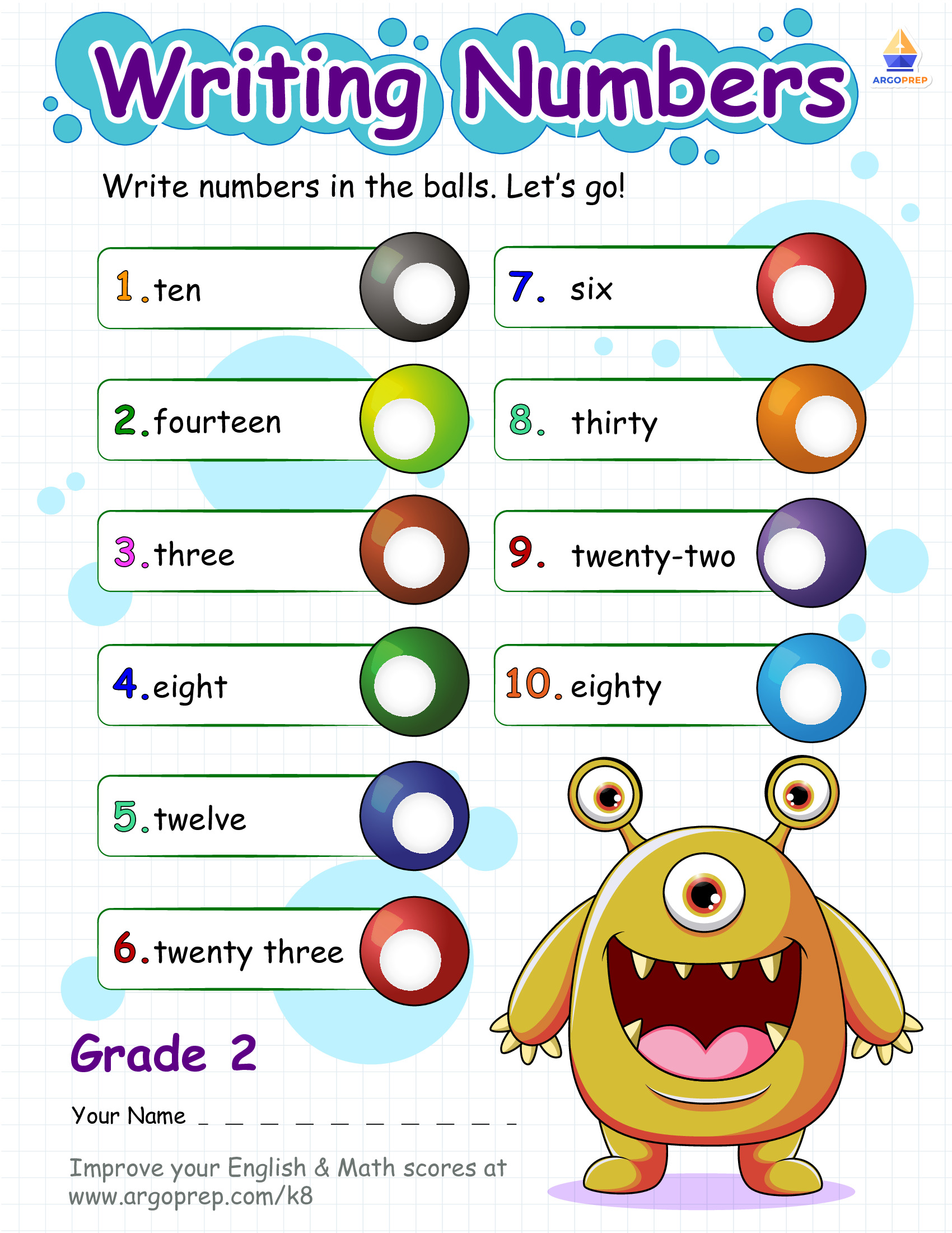 Three-Eyed Monster's Missing Numbers