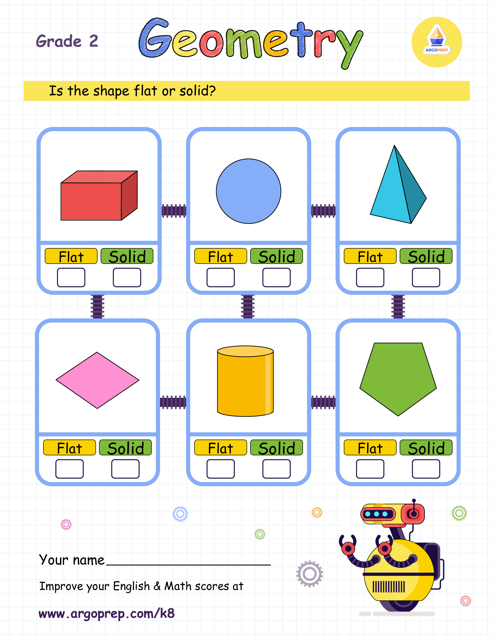 Ronald Robot Recognizes Shapes
