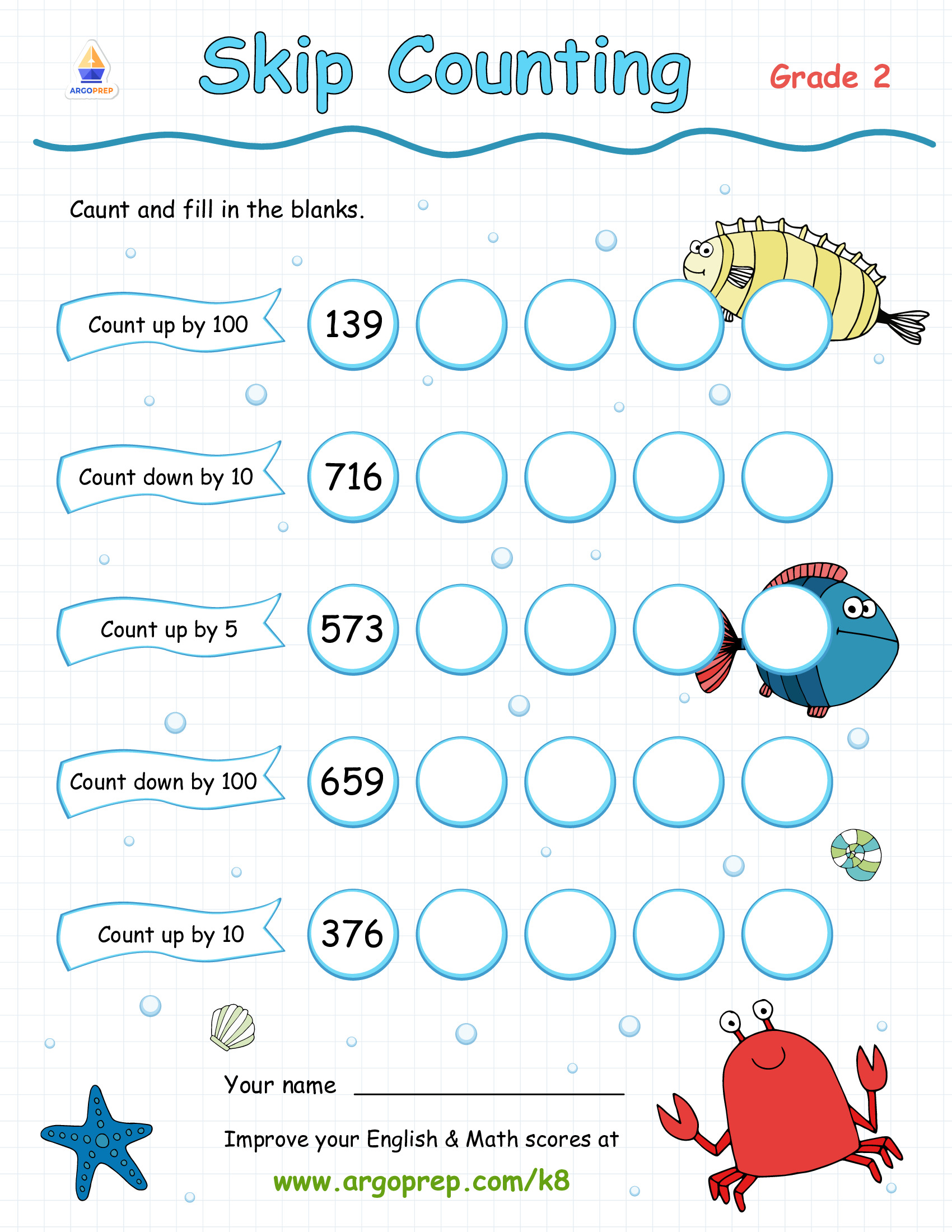 Swimming & Skip Counting