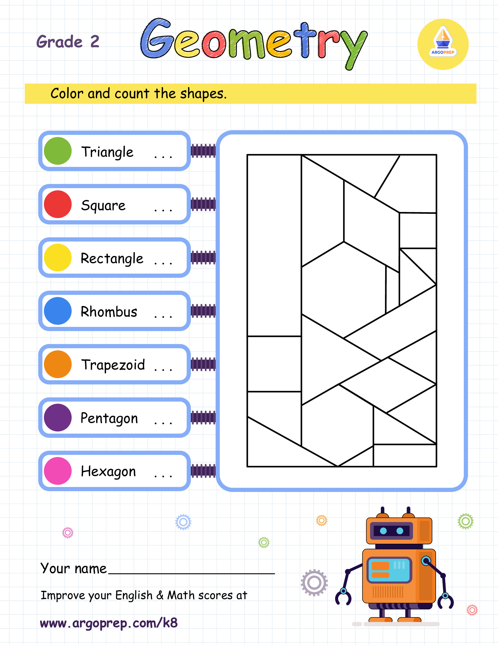 Gregory Gadget's Shape Puzzle
