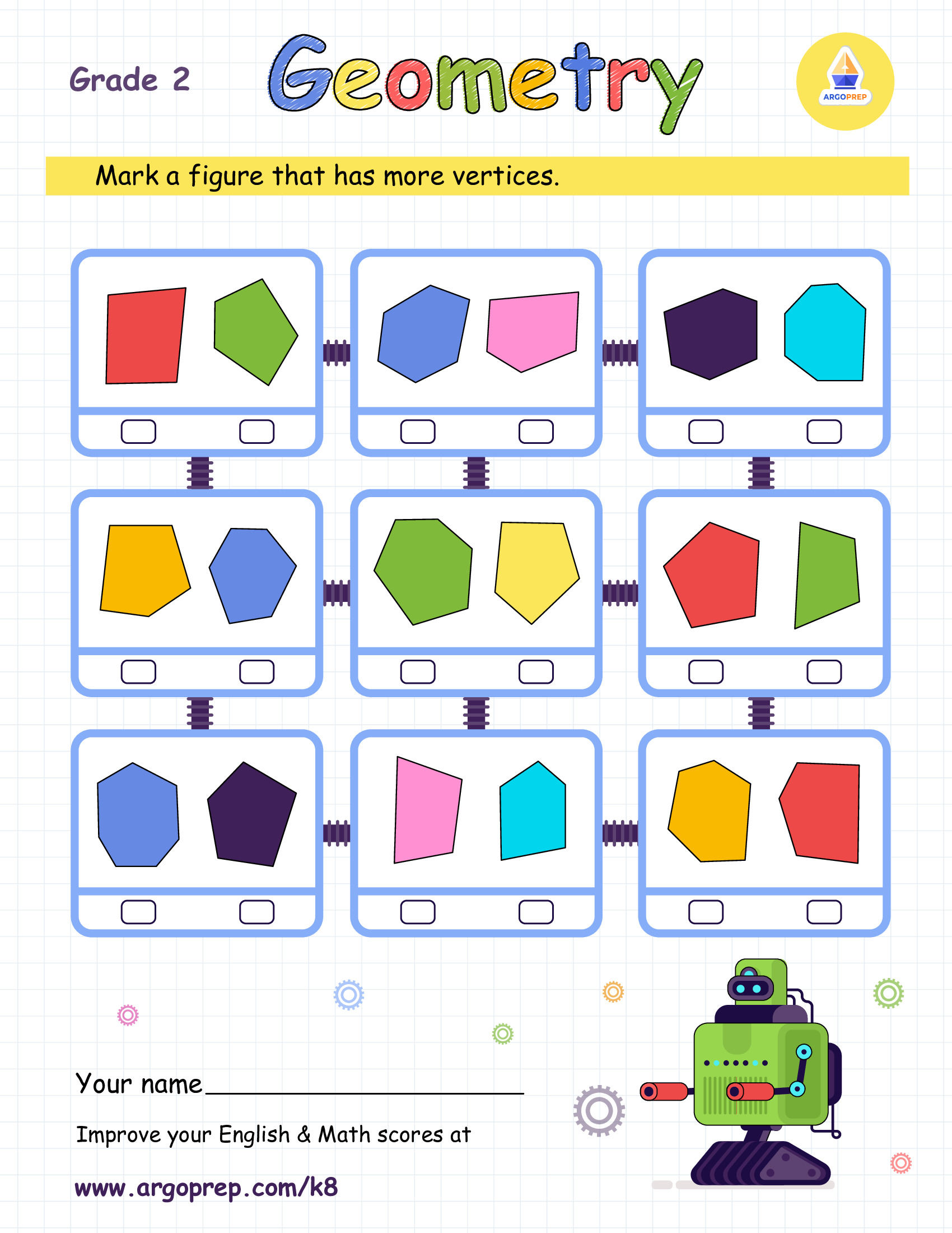 Reggie Robot Recognizes Shapes