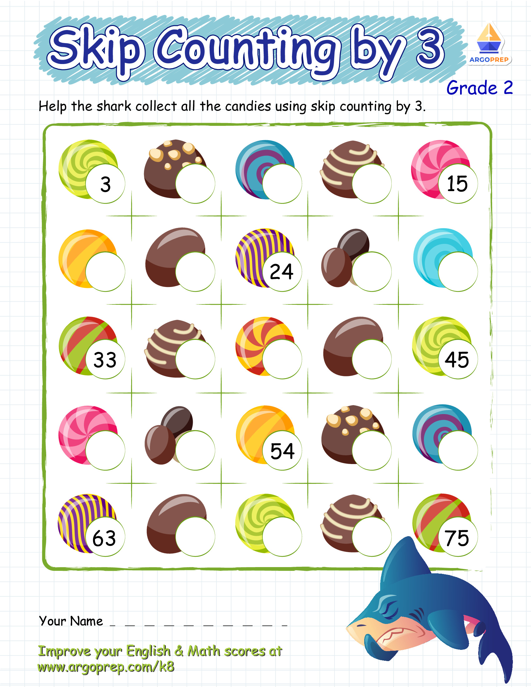 Counting Candies by 3s