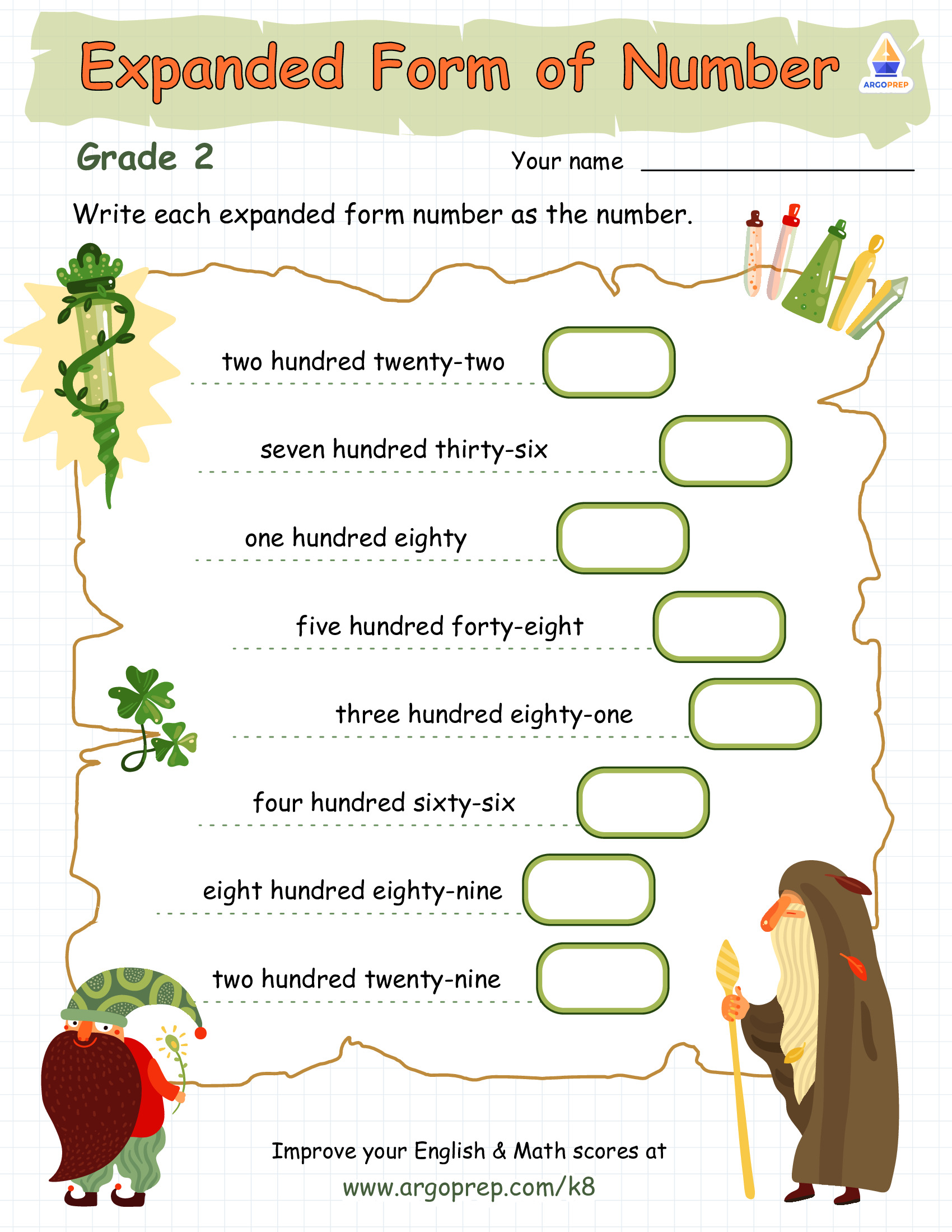 Expanded Numbers are Enchanted