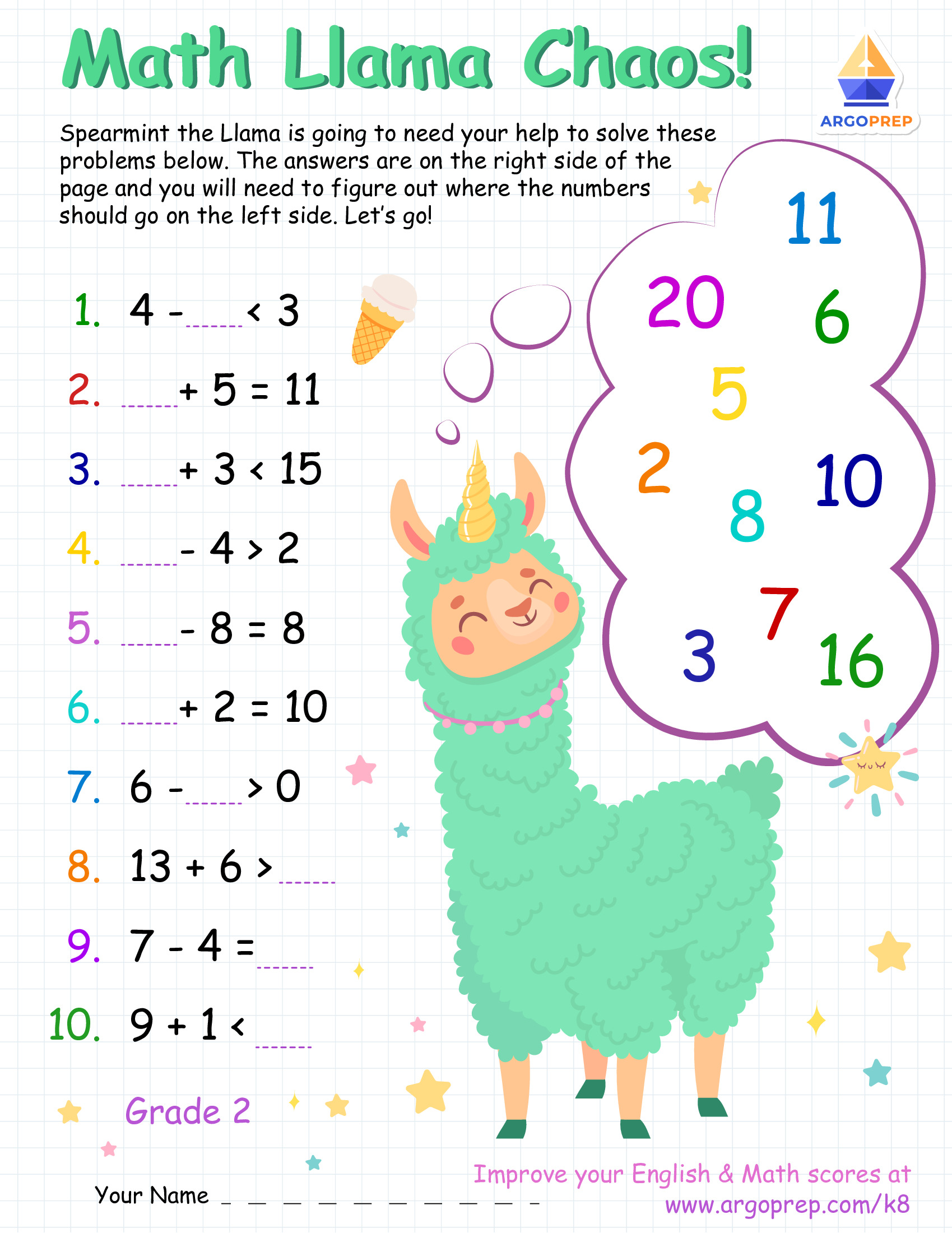 Calm the Equation Chaos with Spearmint the Llama