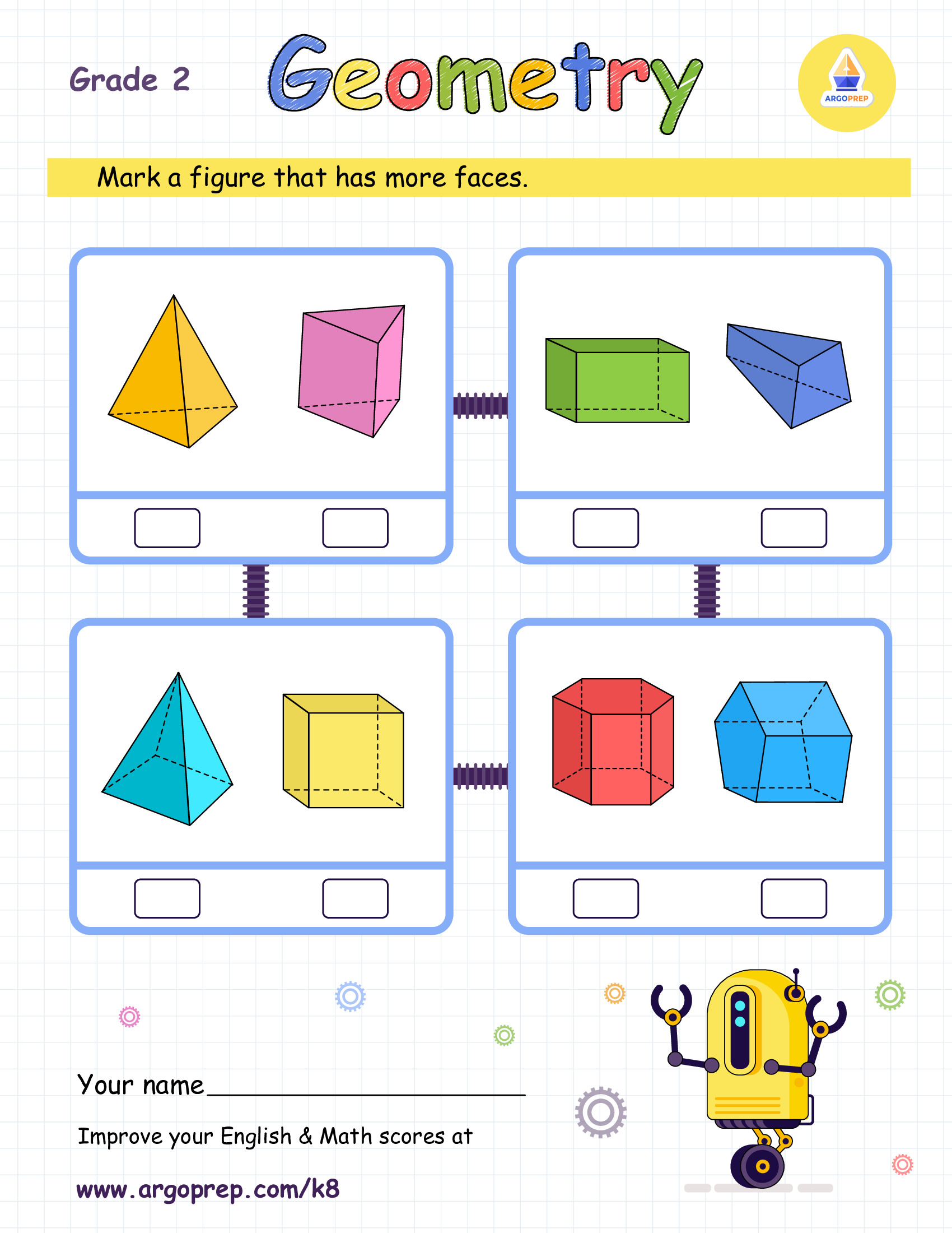 Rizzo Robot Recognizes Shapes