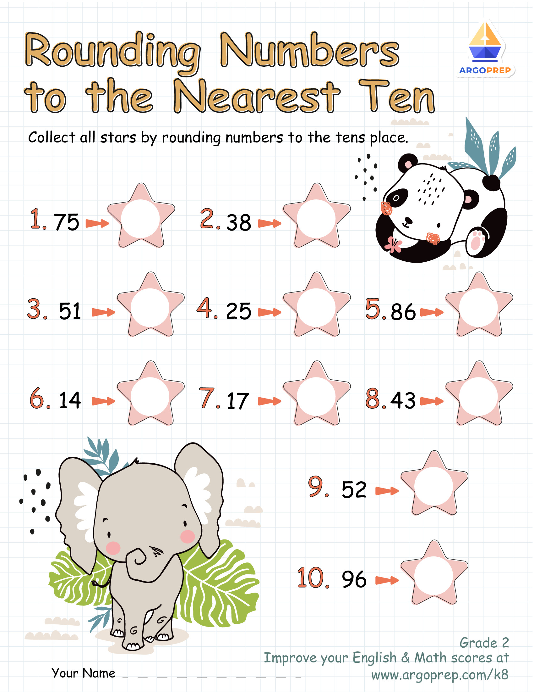 Panda and Elephant: Pros at "Rounding"
