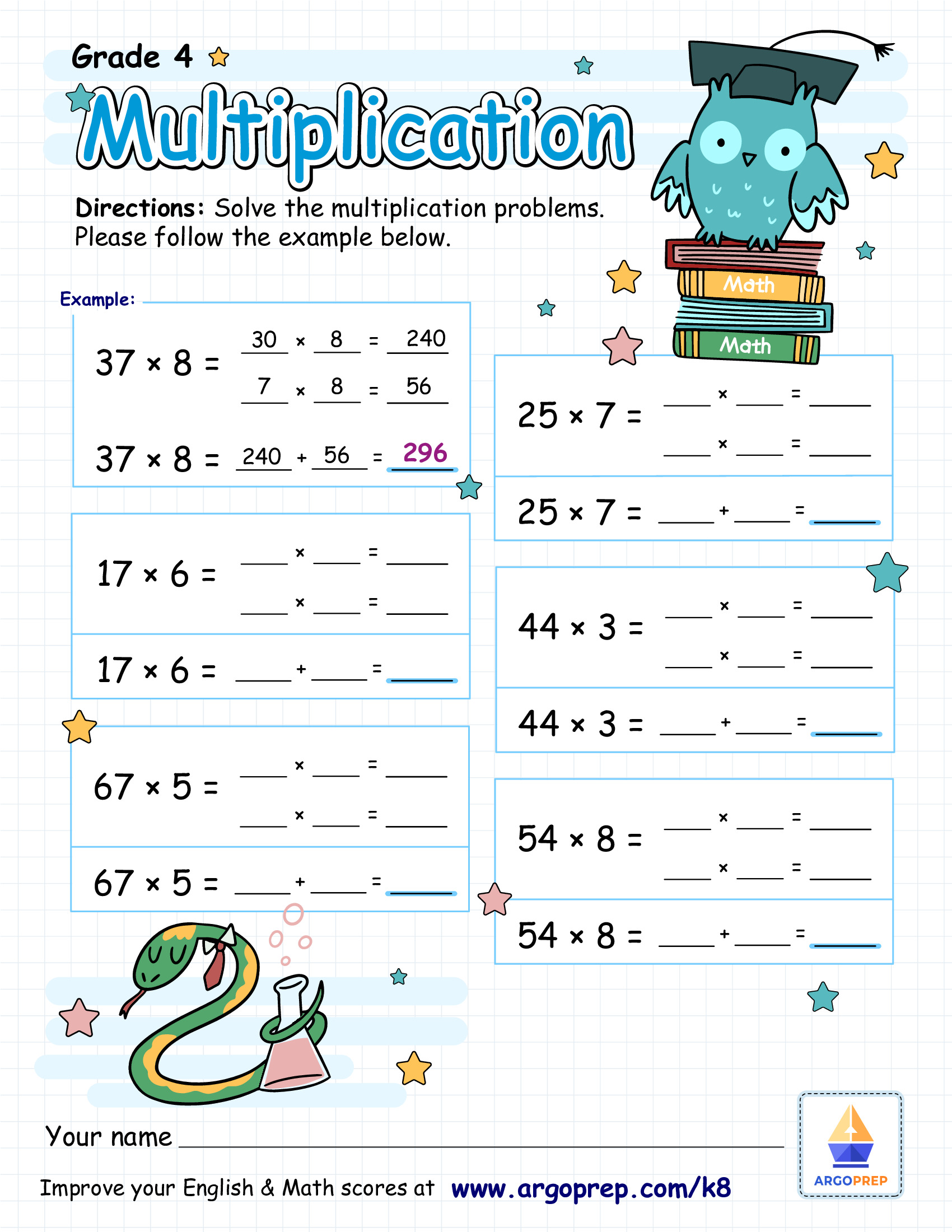 Multiplication with Owen the Operation Owl