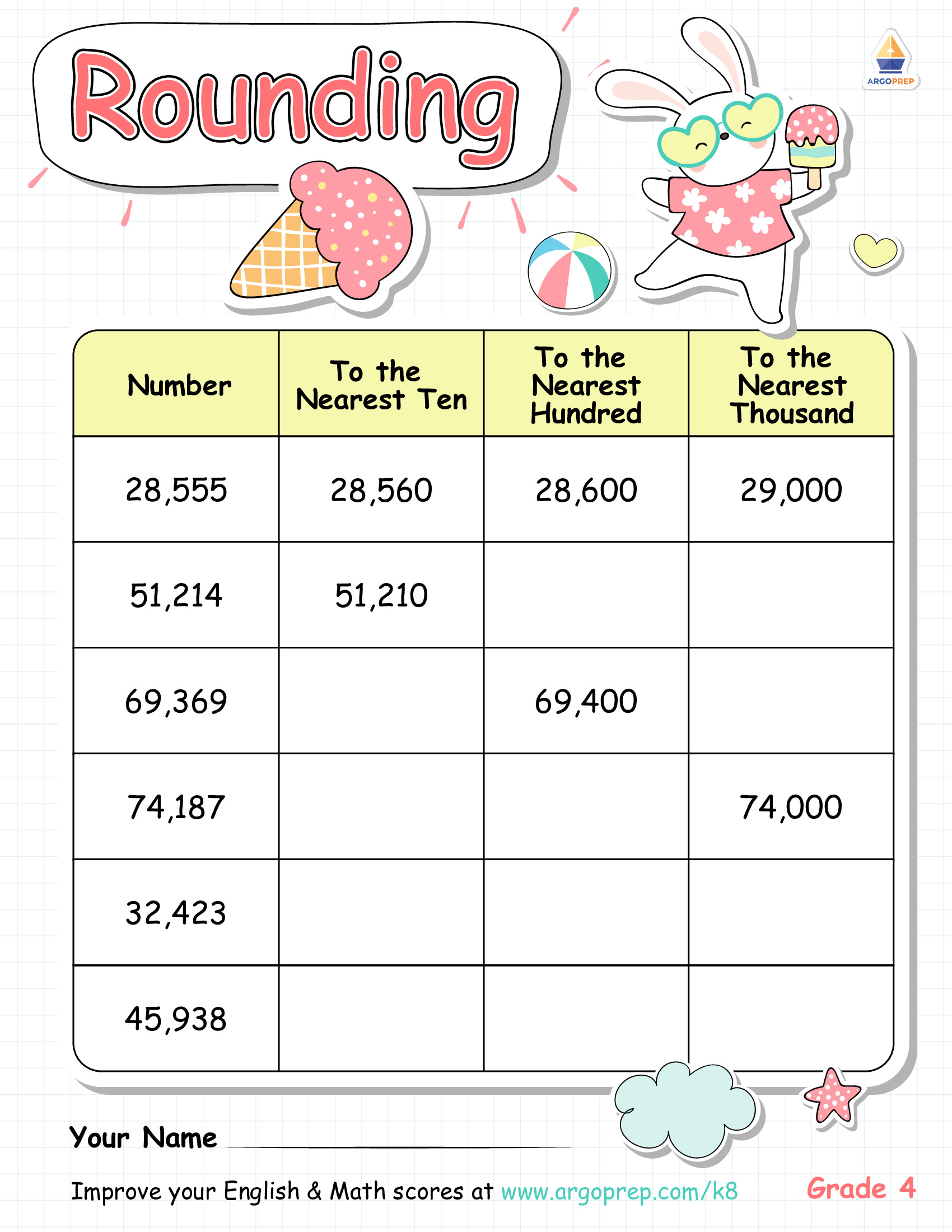 Rounding with Summer Bunny