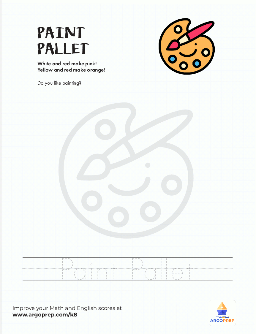 Paint Pallet Tracing