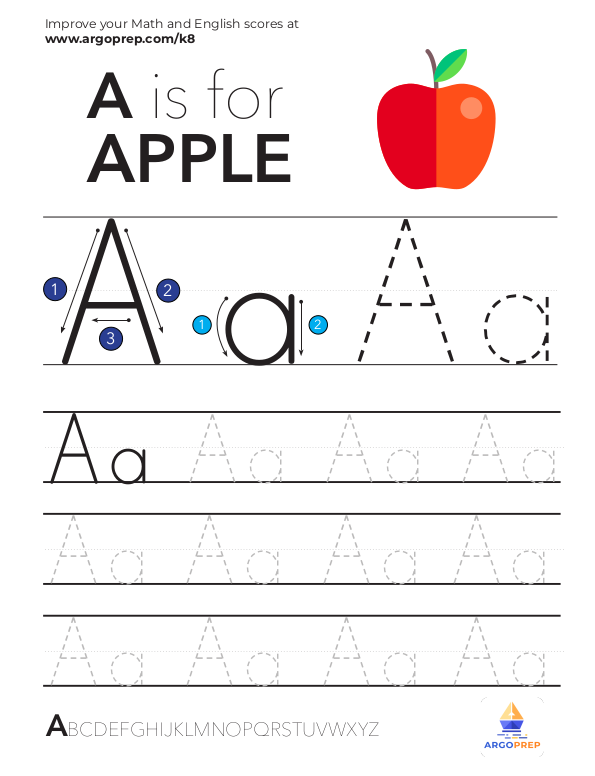 Trace Letter "A"