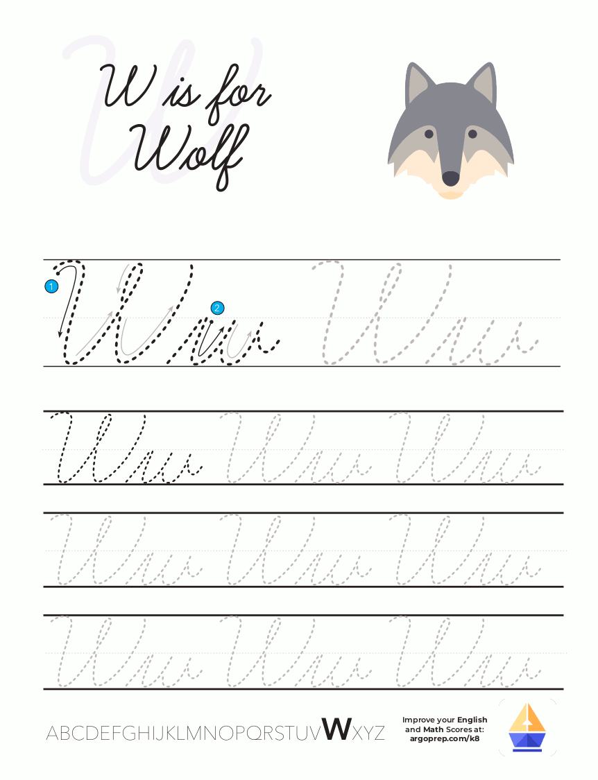 Cursive W