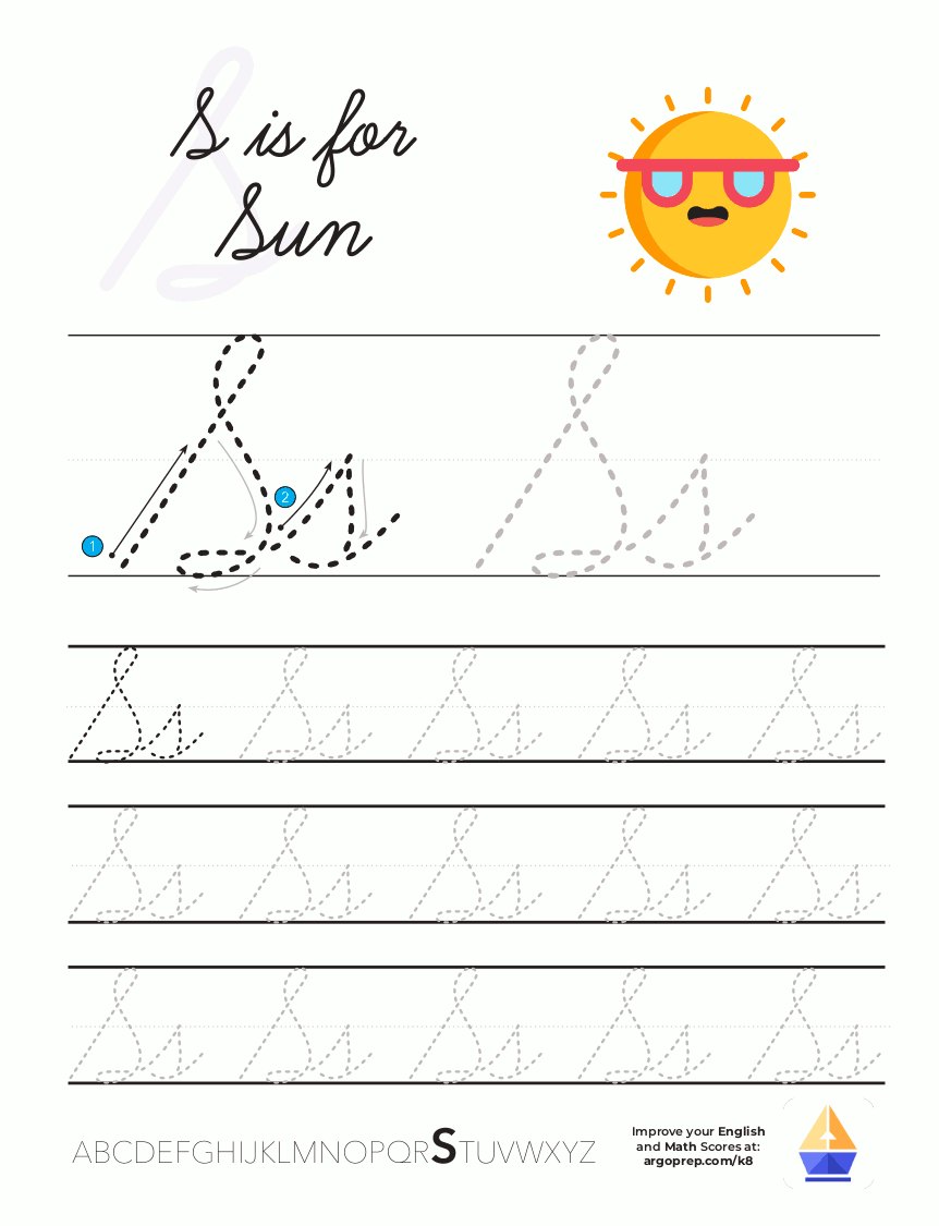 Cursive S