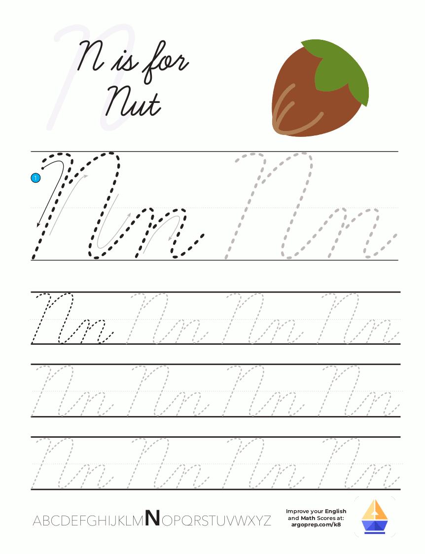 Cursive N