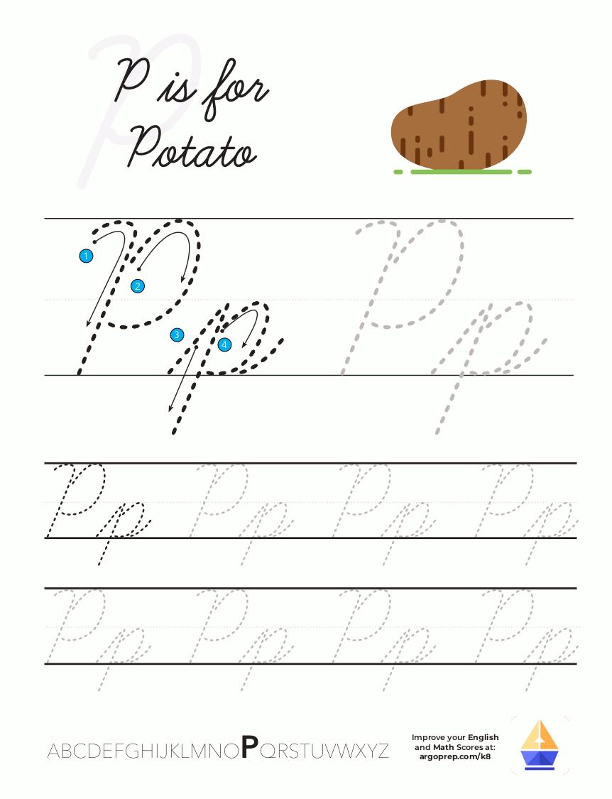 Cursive P