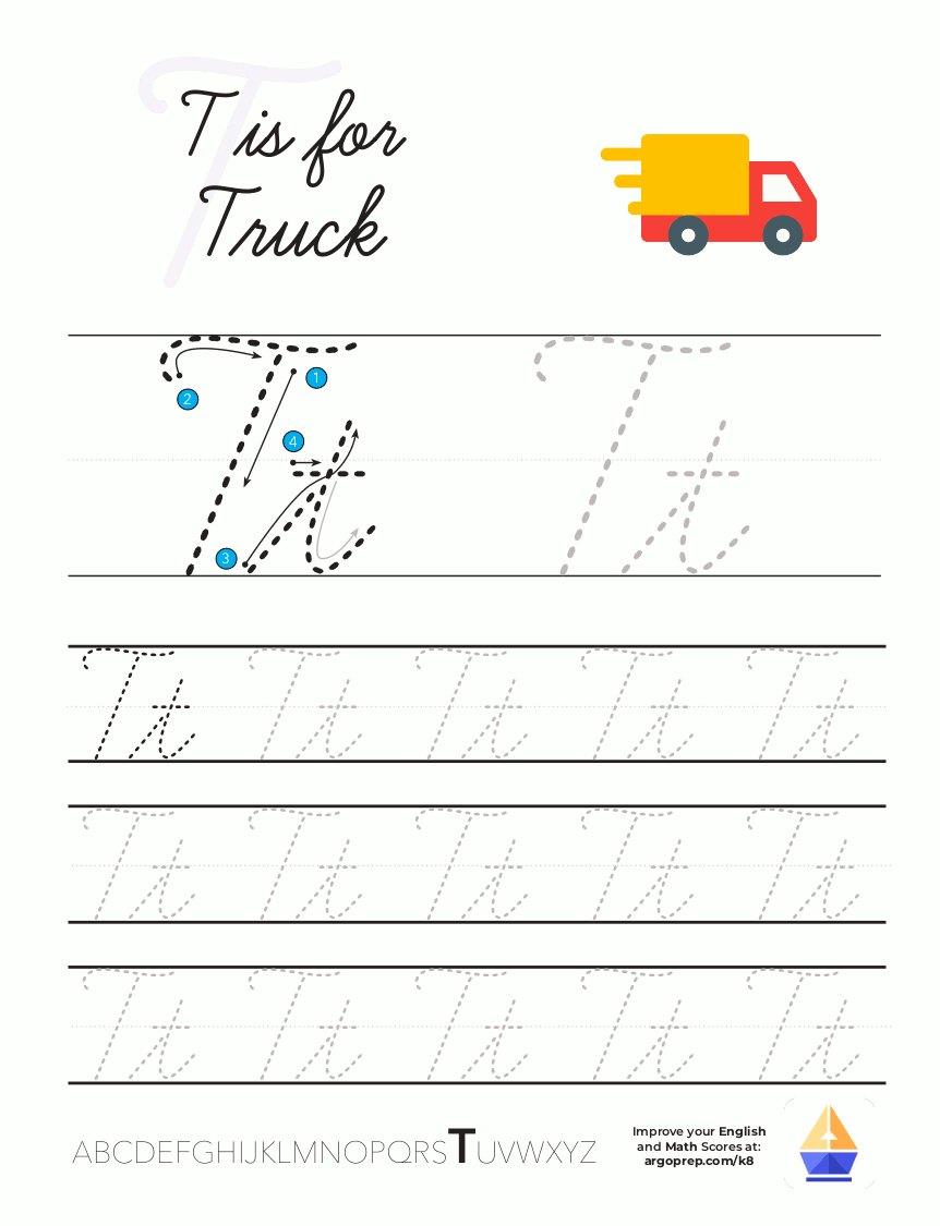 Cursive T