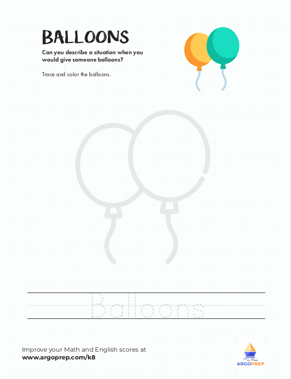 Balloons Tracing