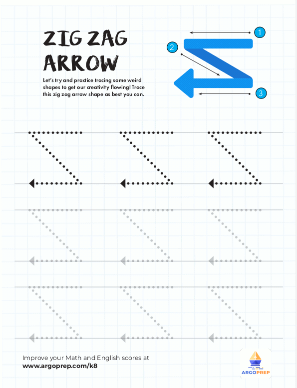 Zig Zag Arrow Tracing