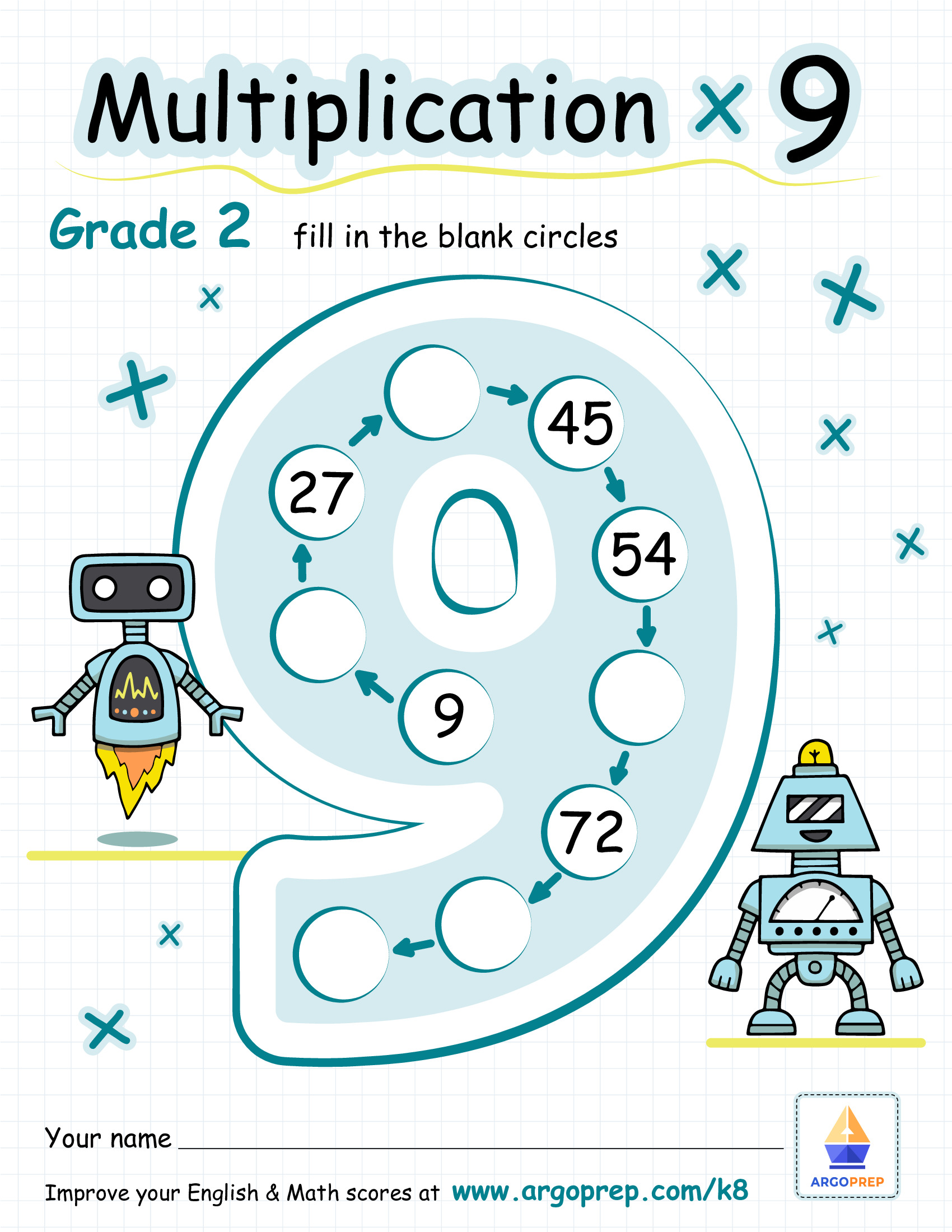 Multiplication - Time to Pitch 8 Against 9