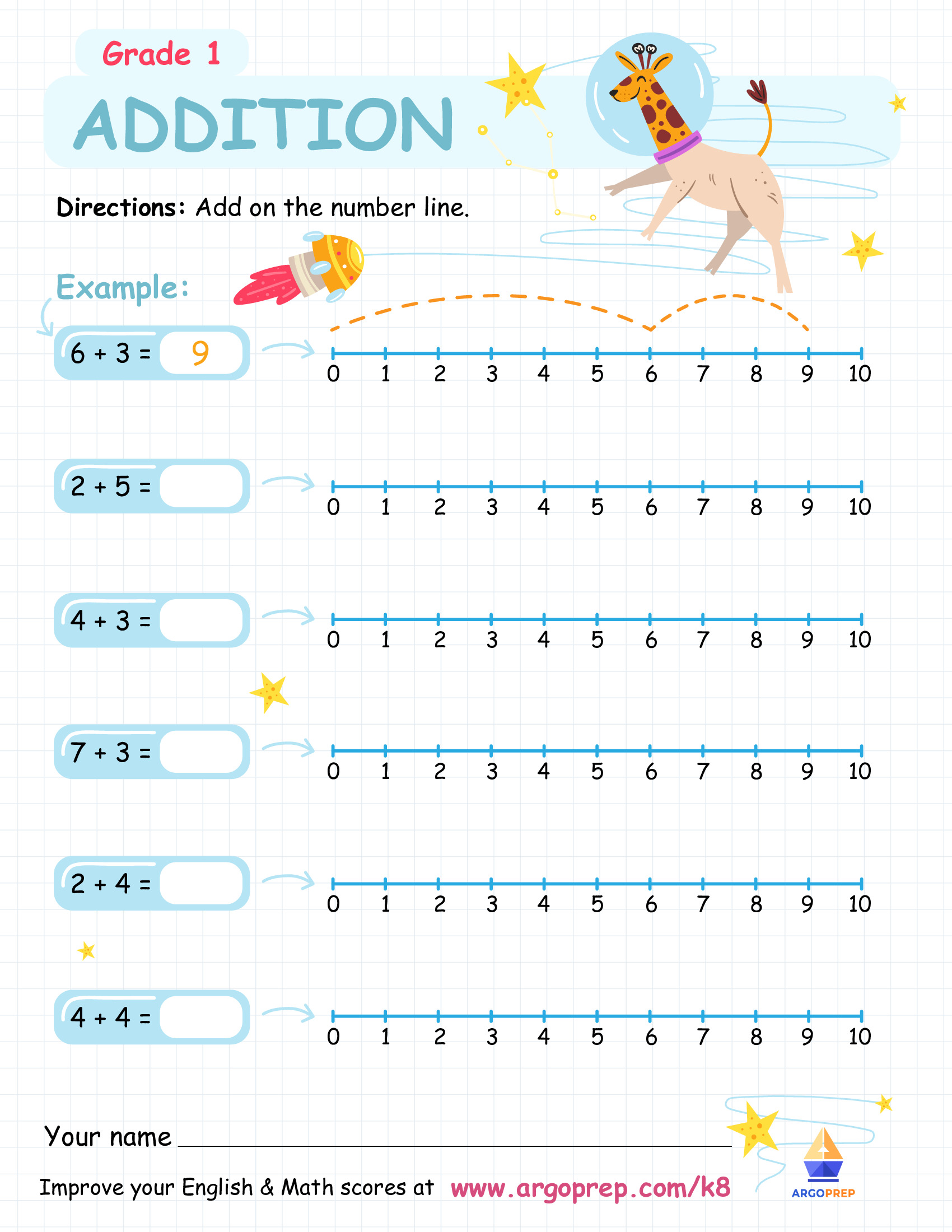 Addition- Let’s Make the Numbers Grow