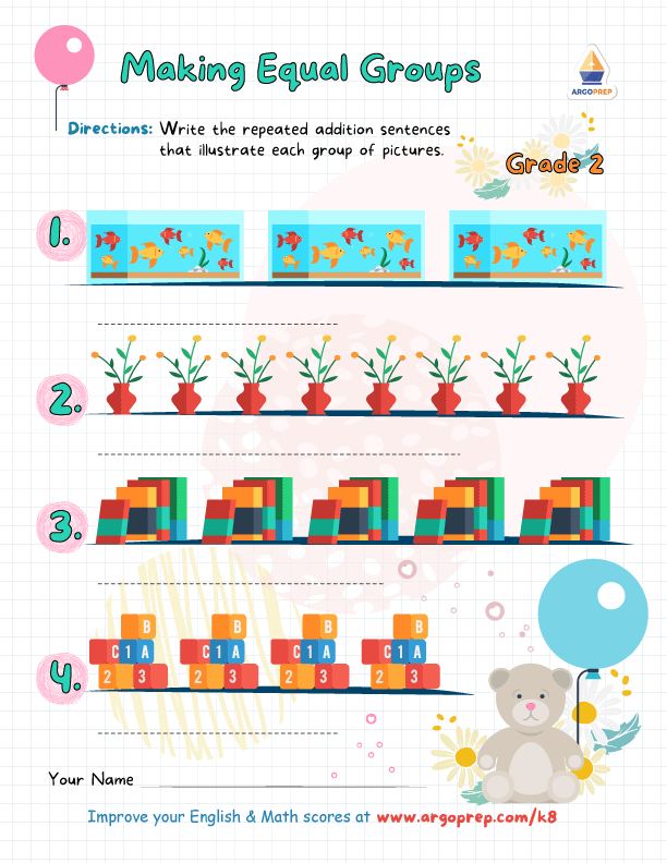 Using Equal Groups to write a Repeated Addition Equations_5
